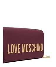 LOVE MOSCHINO SMART DAILY Pochette avec cha&icirc;ne vin - Sacs pour Femme - 5