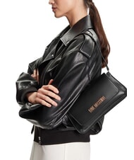 LOVE MOSCHINO SMART DAILY sac bandouli&egrave;re Noir - Sacs pour Femme - 2