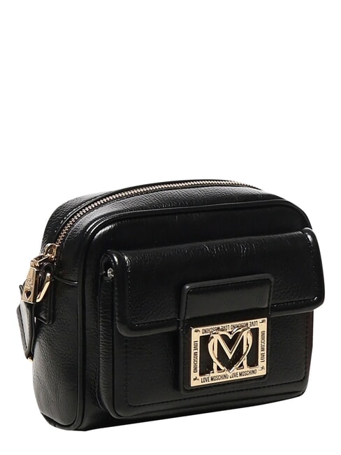 LOCKED IN GOLD Mini sac bandouli&egrave;re Noir - Sacs pour Femme