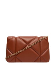 LOVE MOSCHINO EMBOSSED Mini sac bandouli&egrave;re, avec cha&icirc;ne ch&acirc;taigne - Sacs pour Femme - 4