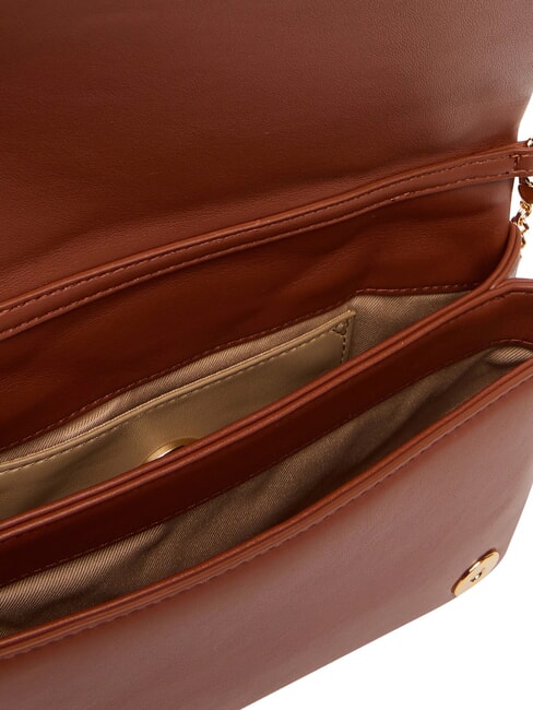 EMBOSSED Mini sac bandouli&egrave;re, avec cha&icirc;ne ch&acirc;taigne - Sacs pour Femme