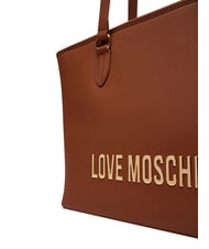 LOVE MOSCHINO BOLD LOVE sac de courses, sac bandouli&egrave;re ch&acirc;taigne - Sacs pour Femme - 5
