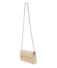 LOVE MOSCHINO SMART DAILY Pochette avec cha&icirc;ne Ivoire - Sacs pour Femme - 3