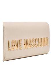 LOVE MOSCHINO SMART DAILY Pochette avec cha&icirc;ne Ivoire - Sacs pour Femme - 5
