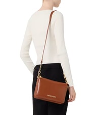 LOVE MOSCHINO JEWEL Sac &agrave; bandouli&egrave;re ch&acirc;taigne - Sacs pour Femme - 2