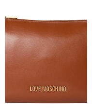 LOVE MOSCHINO JEWEL Sac &agrave; bandouli&egrave;re ch&acirc;taigne - Sacs pour Femme - 4