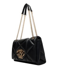 LOVE MOSCHINO EMBOSSED Sac bandouli&egrave;re / sac port&eacute; travers Noir - Sacs pour Femme - 6