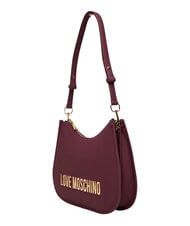 LOVE MOSCHINO BOLD LOVE sac bandouli&egrave;re vin - Sacs pour Femme - 3