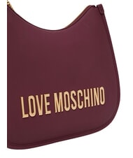LOVE MOSCHINO BOLD LOVE sac bandouli&egrave;re vin - Sacs pour Femme - 5
