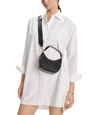 LOVE MOSCHINO GIANT Mini sac &agrave; main avec bandouli&egrave;re Noir - Sacs pour Femme - 2
