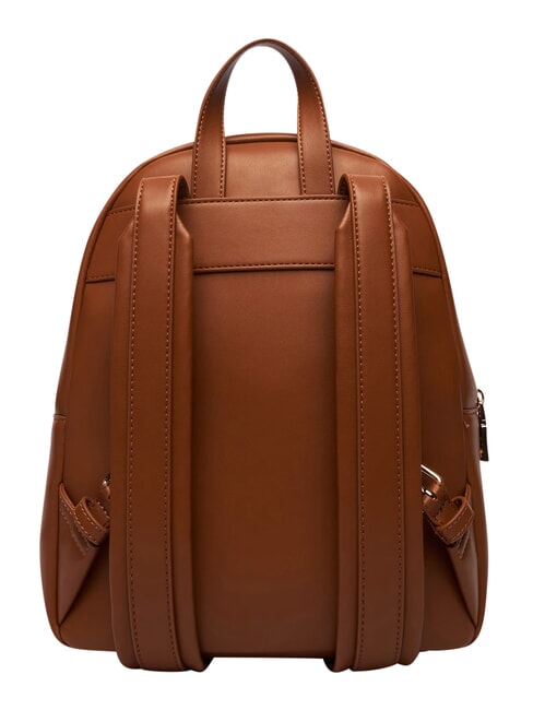EMBOSSED Sac &agrave; dos avec poche avant ch&acirc;taigne - Sacs pour Femme