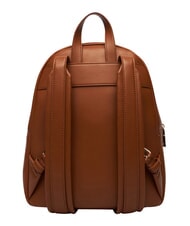 LOVE MOSCHINO EMBOSSED Sac &agrave; dos avec poche avant ch&acirc;taigne - Sacs pour Femme - 4