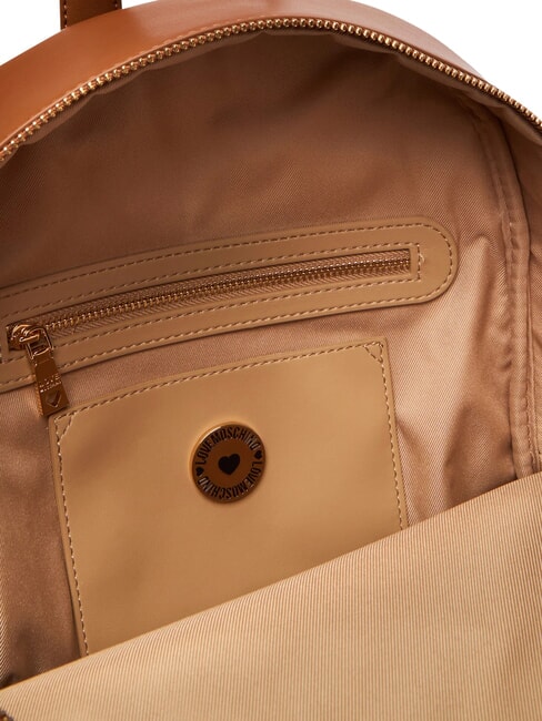 EMBOSSED Sac &agrave; dos avec poche avant ch&acirc;taigne - Sacs pour Femme