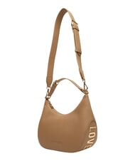 LOVE MOSCHINO GIANT Petit sac &agrave; bandouli&egrave;re beige - Sacs pour Femme - 3
