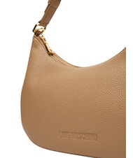 LOVE MOSCHINO GIANT Petit sac &agrave; bandouli&egrave;re beige - Sacs pour Femme - 5