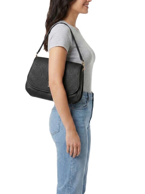 HOLMES Sac bandouli&egrave;re, avec bandouli&egrave;re noir - Sacs pour Femme