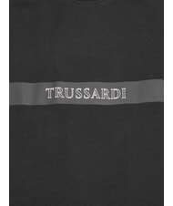 TRUSSARDI DIGITAL LEVRIERO T-shirt en coton &agrave; manches courtes noir - T-shirt - 2