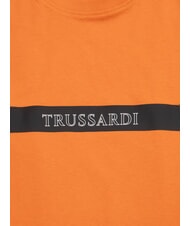 TRUSSARDI DIGITAL LEVRIERO T-shirt en coton &agrave; manches courtes orange - T-shirt - 2