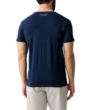 TRUSSARDI BASIC T-shirt en coton &agrave; manches courtes marine - T-shirt - 2