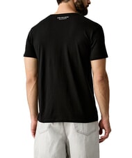 TRUSSARDI BASIC T-shirt en coton &agrave; manches courtes noir - T-shirt - 2