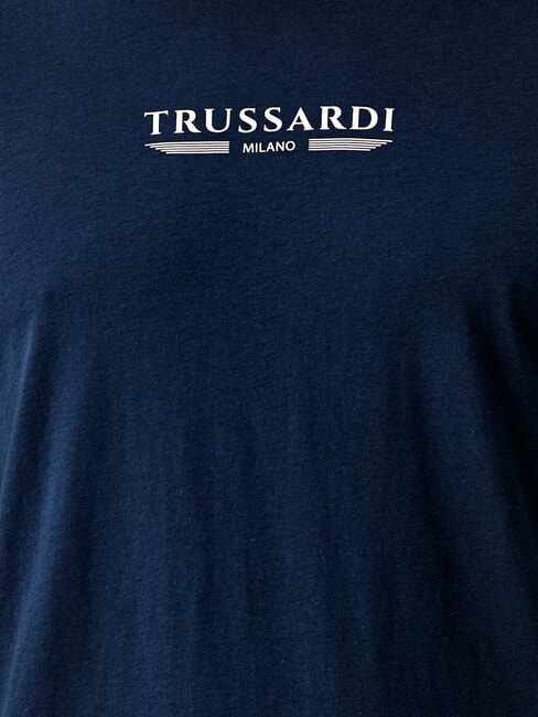 BASIC T-shirt en coton &agrave; manches courtes marine - T-shirt