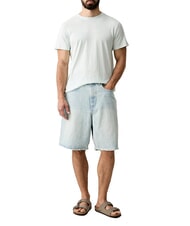 TRUSSARDI BASIC T-shirt en coton &agrave; manches courtes azur&eacute; - T-shirt - 4