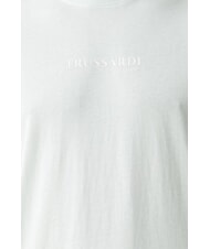 TRUSSARDI BASIC T-shirt en coton &agrave; manches courtes azur&eacute; - T-shirt - 5