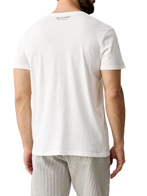 BASIC T-shirt en coton &agrave; manches courtes blanc - T-shirt