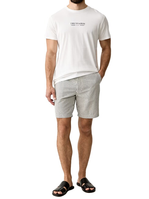 BASIC T-shirt en coton &agrave; manches courtes blanc - T-shirt
