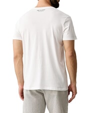 TRUSSARDI BASIC T-shirt en coton &agrave; manches courtes - T-shirt