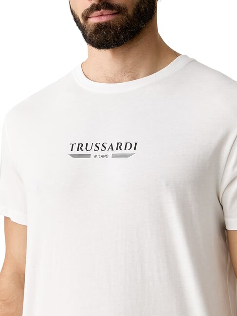 BASIC T-shirt en coton &agrave; manches courtes blanc - T-shirt