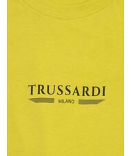 TRUSSARDI BASIC T-shirt en coton &agrave; manches courtes vert - T-shirt - 2