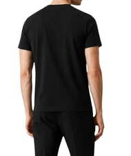 TRUSSARDI DIGITAL LEVRIERO T-shirt en coton &agrave; manches courtes noir - T-shirt - 2