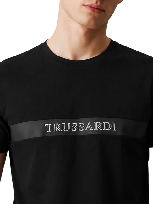 DIGITAL LEVRIERO T-shirt en coton &agrave; manches courtes noir - T-shirt