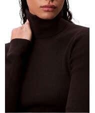 CALVIN KLEIN CK JEANS Pull &agrave; col roul&eacute;, manches longues ck noir - Chandails pour femmes - 4