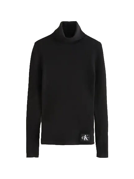 CK JEANS Pull &agrave; col roul&eacute;, manches longues ck noir - Chandails pour femmes