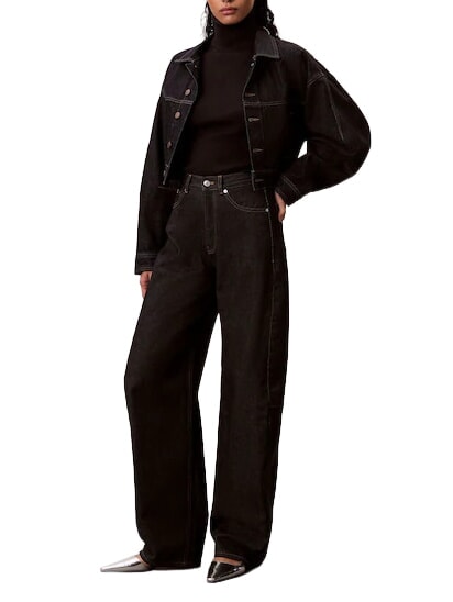 CK JEANS Pull &agrave; col roul&eacute;, manches longues ck noir - Chandails pour femmes