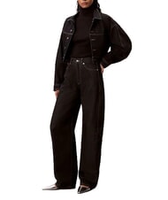 CALVIN KLEIN CK JEANS Pull &agrave; col roul&eacute;, manches longues ck noir - Chandails pour femmes - 3