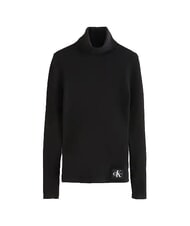 CALVIN KLEIN CK JEANS Pull &agrave; col roul&eacute;, manches longues ck noir - Chandails pour femmes - 6