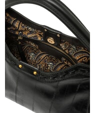 GIANNI CHIARINI AURORA Sac &agrave; main avec bandouli&egrave;re, en cuir Noir - Sacs pour Femme - 4
