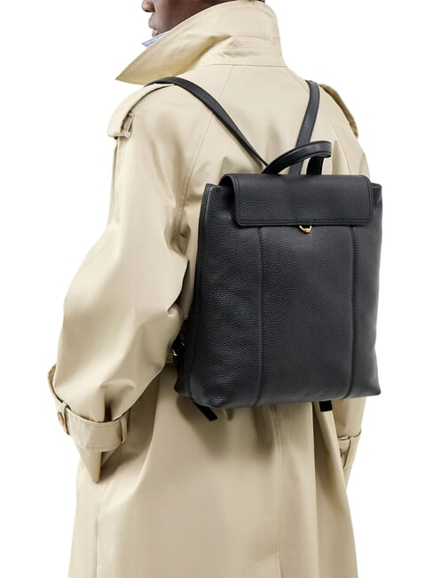 VICKY Sac &agrave; dos avec poche int&eacute;rieure Noir - Sacs pour Femme