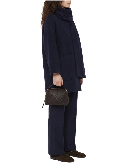 ALIFA Mini sac &agrave; main avec bandouli&egrave;re, en cuir exprim&eacute; - Sacs pour Femme