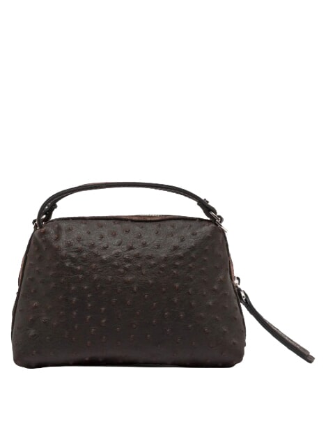 ALIFA Mini sac &agrave; main avec bandouli&egrave;re, en cuir exprim&eacute; - Sacs pour Femme