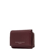 GIANNI CHIARINI WALLETS GRAIN Petit portefeuille en cuir grain&eacute; rubis antique - Portefeuilles Femme - 2