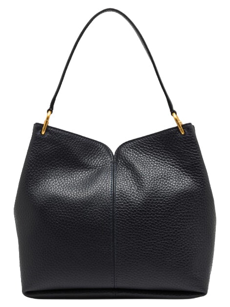 SANDRA Sac bandouli&egrave;re en cuir nuit - Sacs pour Femme