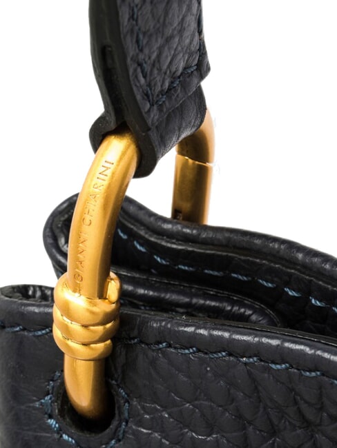 SANDRA Sac bandouli&egrave;re en cuir nuit - Sacs pour Femme