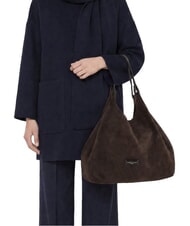 GIANNI CHIARINI DUA Sac bandouli&egrave;re en cuir moka - Sacs pour Femme - 8