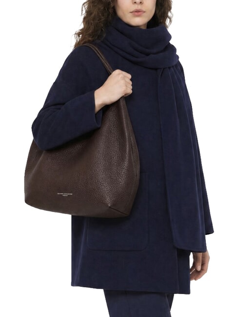 DUA Grand sac &agrave; bandouli&egrave;re en cuir exprim&eacute; - Sacs pour Femme