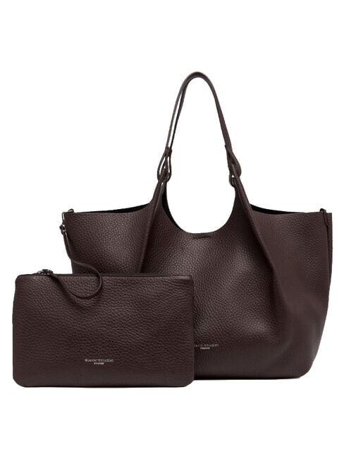 DUA Grand sac &agrave; bandouli&egrave;re en cuir exprim&eacute; - Sacs pour Femme