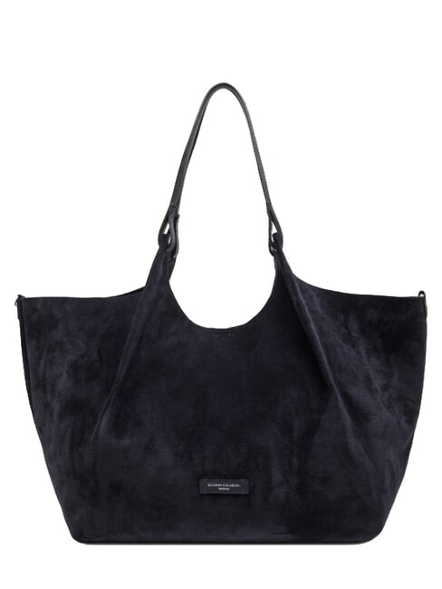 DUA Sac bandouli&egrave;re en cuir nuit - Sacs pour Femme